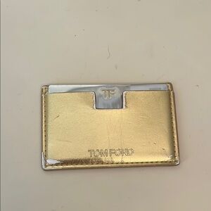 Tom Ford Metallic Gold Card Holder